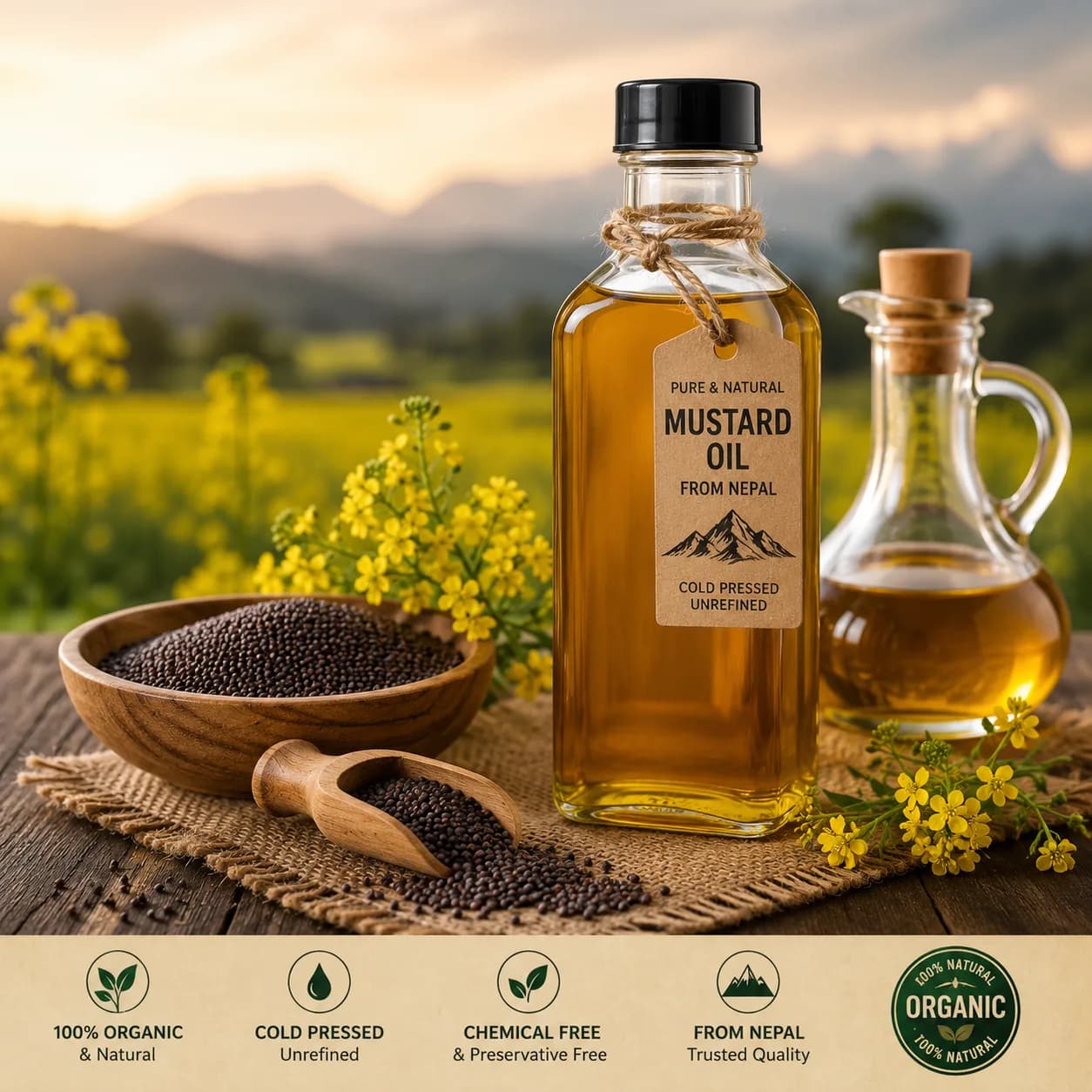 Organic Mustard Oil