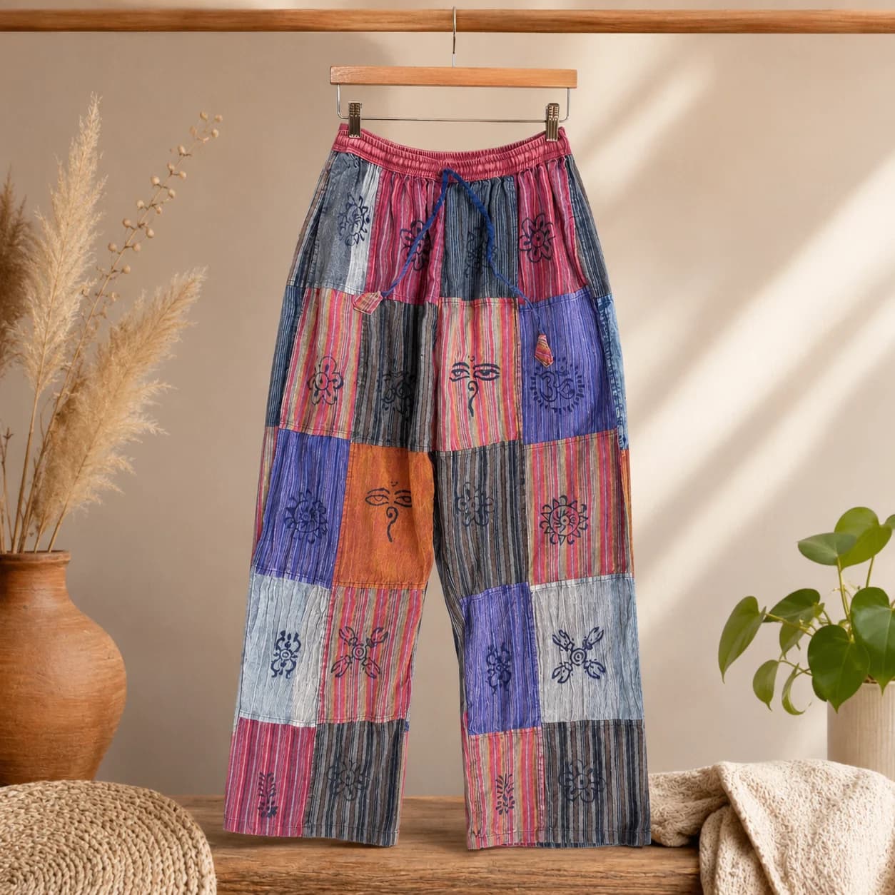 Cotton Patch Yoga Trousers, 300g, from Kathmandu
