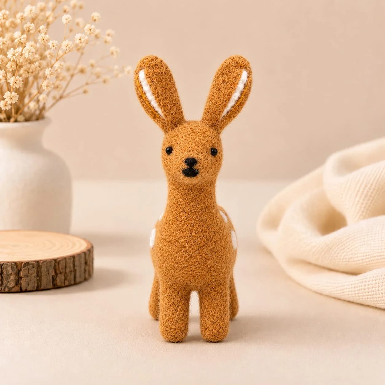 Handmade Felt Deer