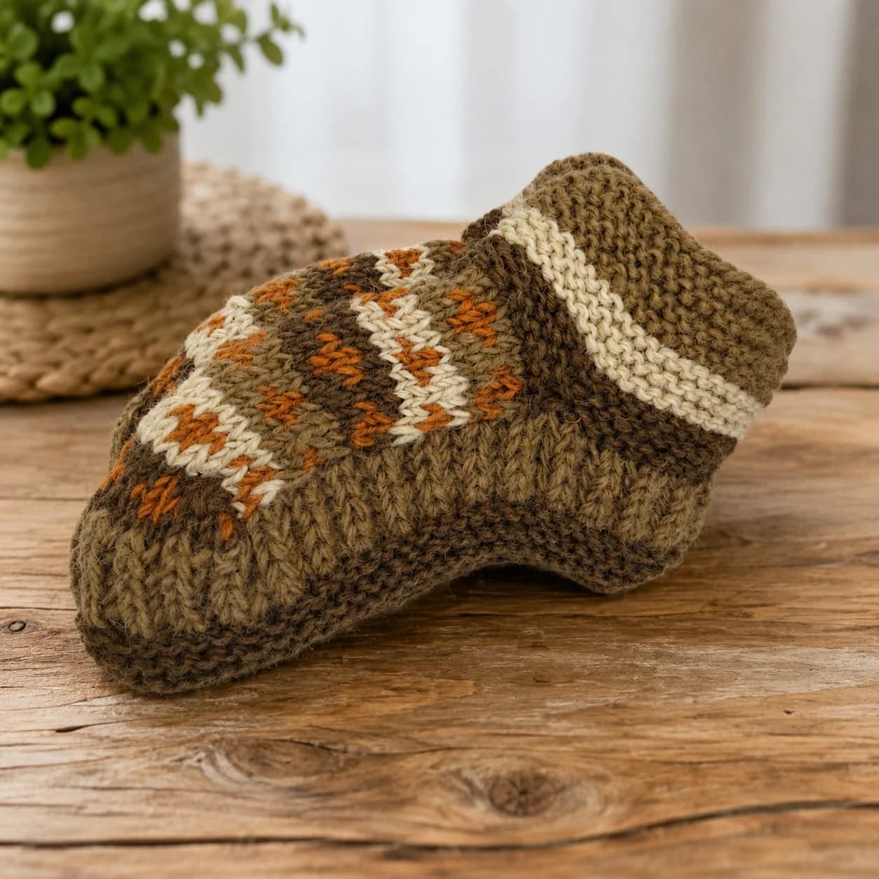 Woolen Nepali Indoor Shoes