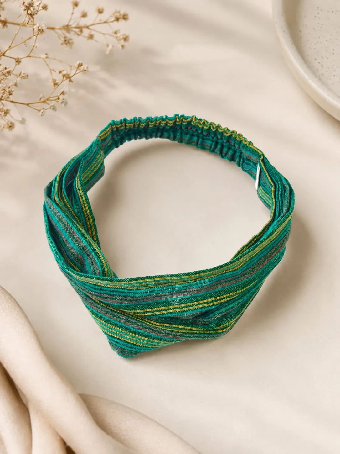 Cotton patchwork headband