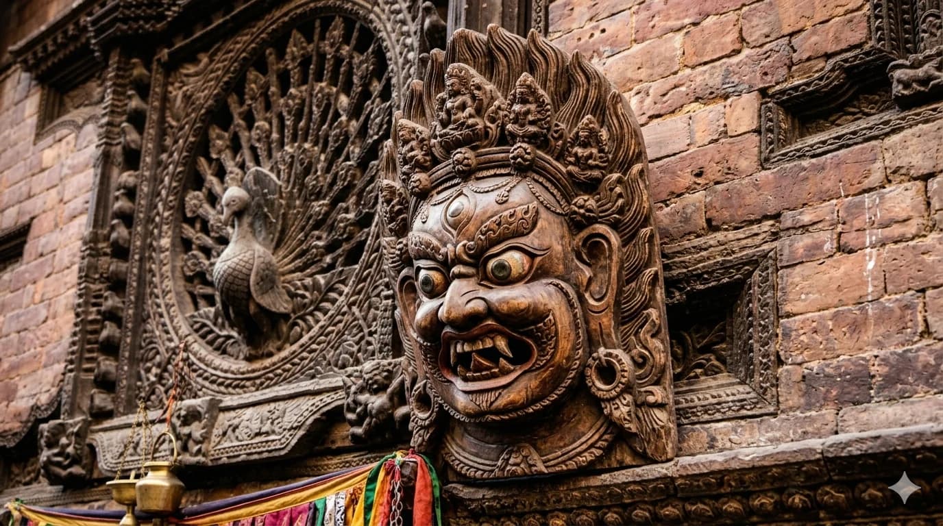 Carved Wooden Mask