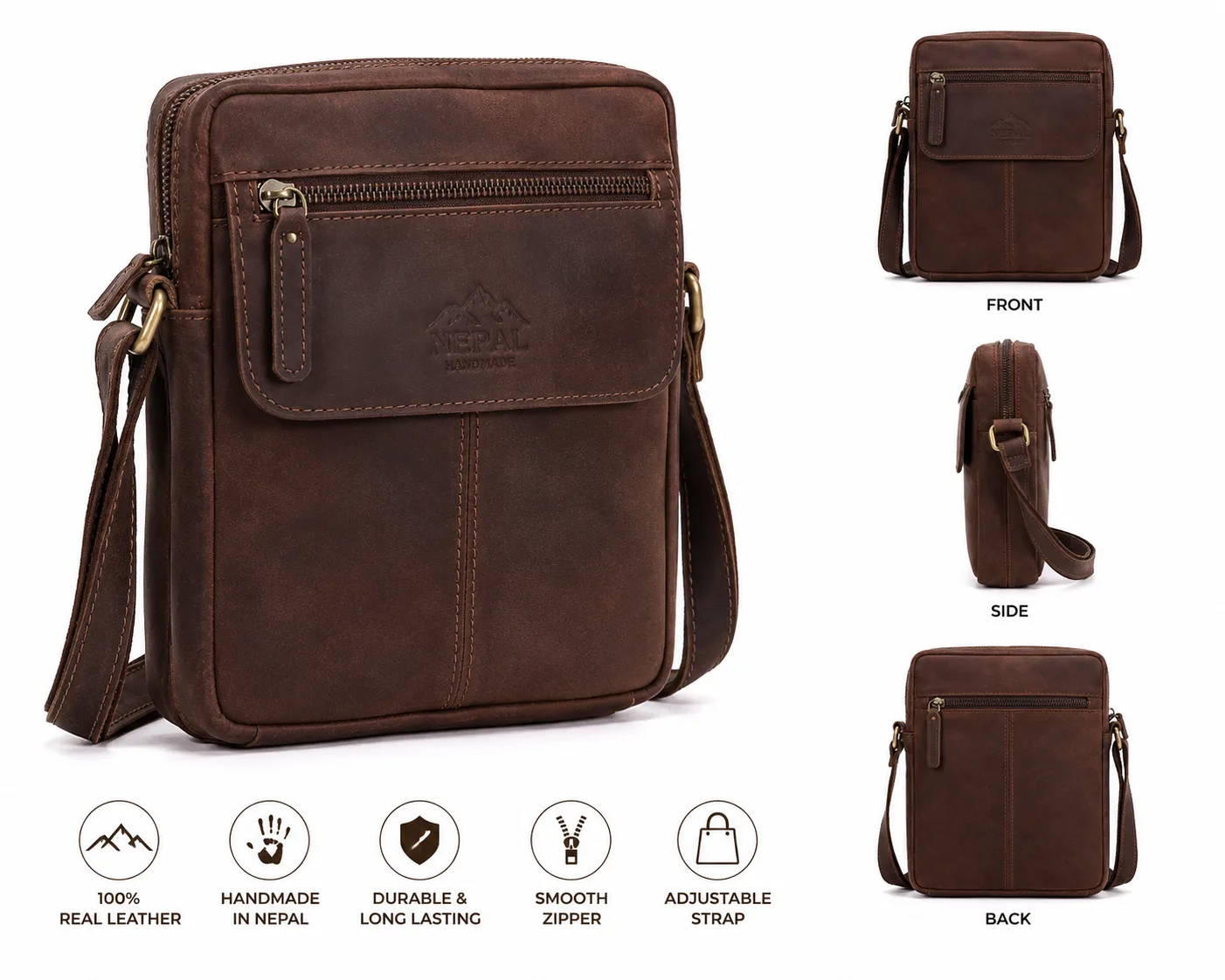 Leather Side Bag