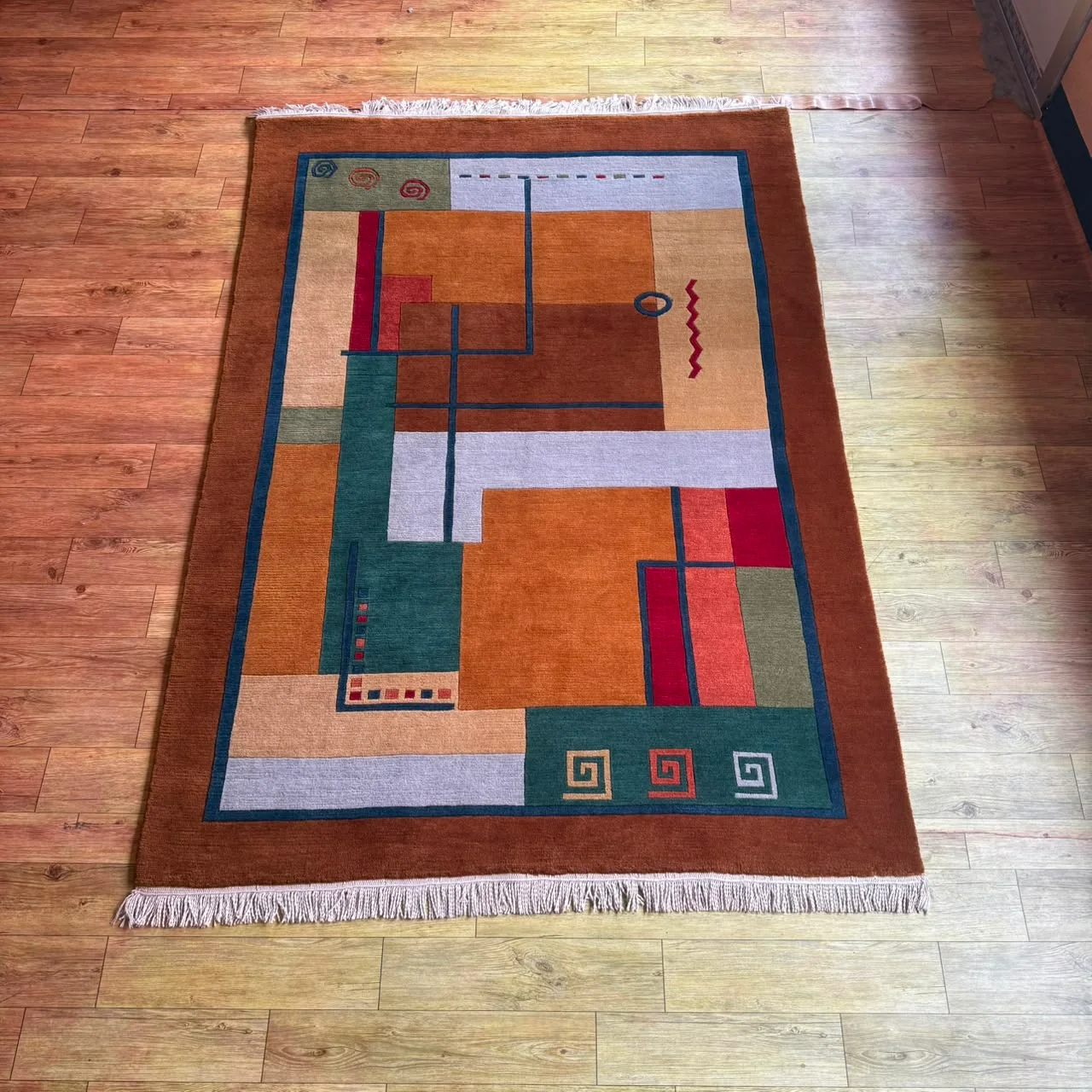 Premium 60 Knot Handmade Tibetan Carpet view 7