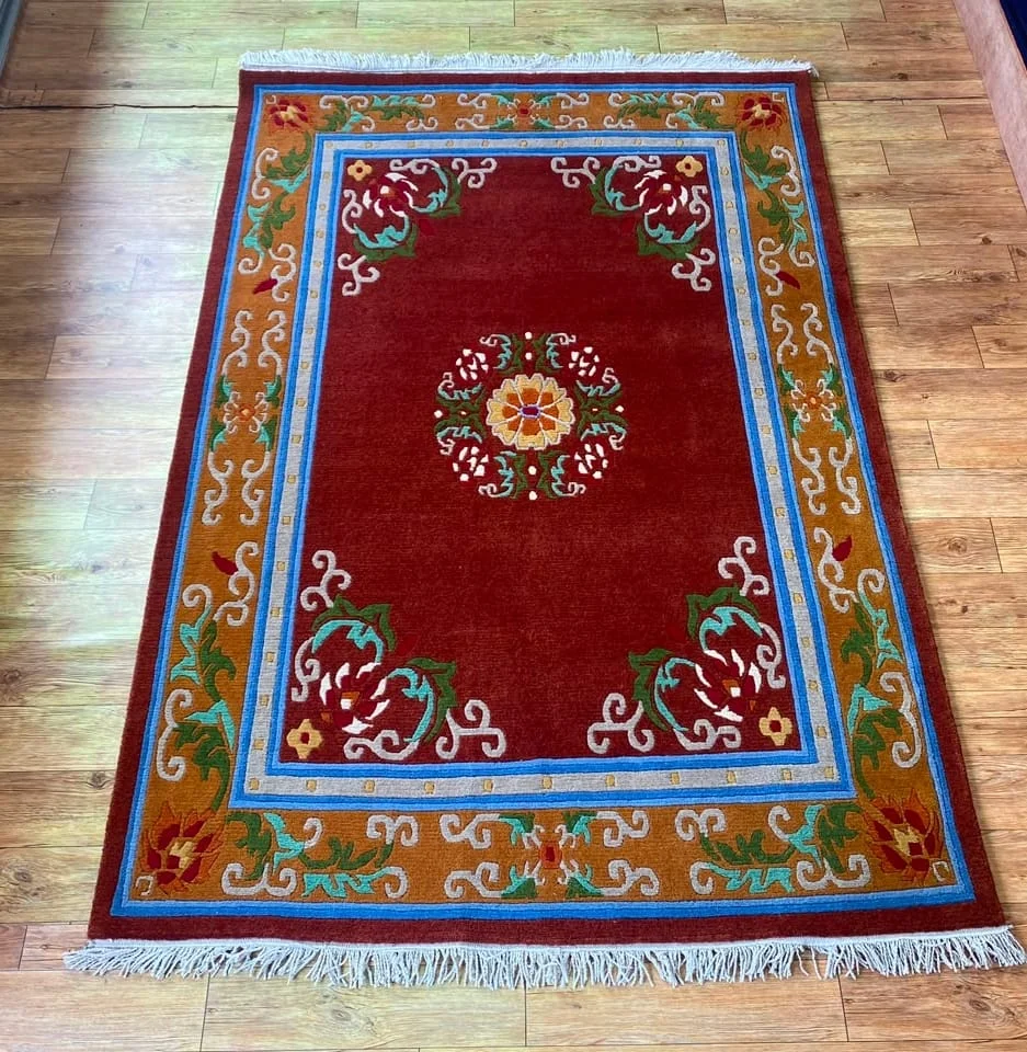 Premium 60 Knot Handmade Tibetan Carpet view 12