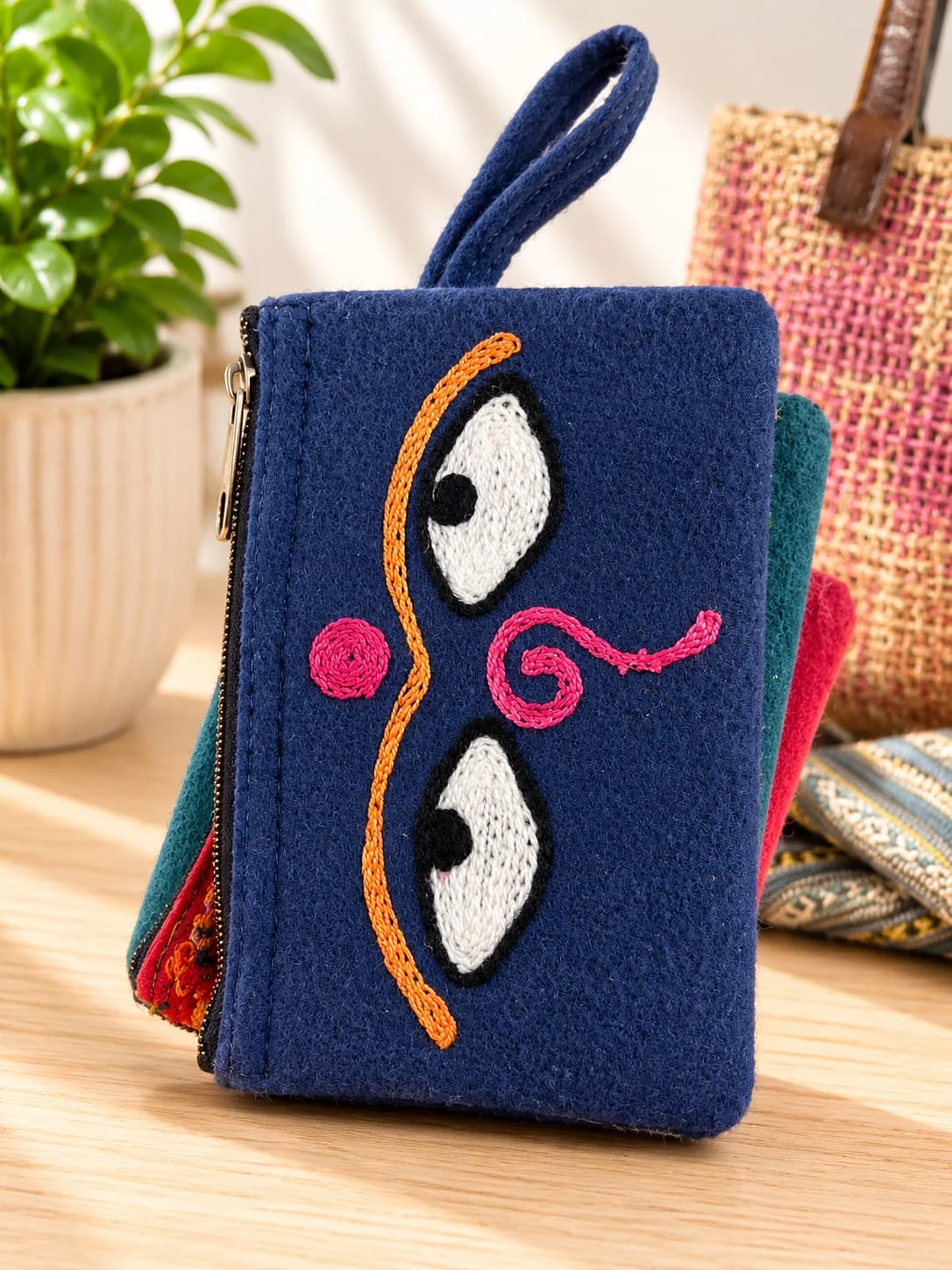 Handmade Embroidered Pouch view 3
