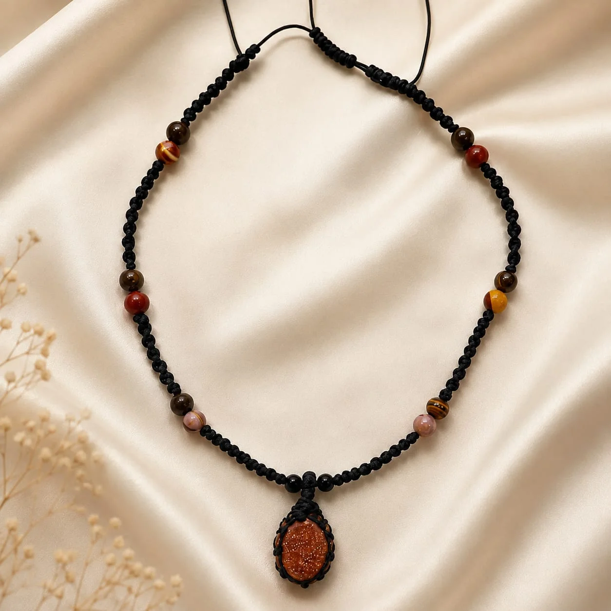 Handmade Natural Stone Necklace view 7
