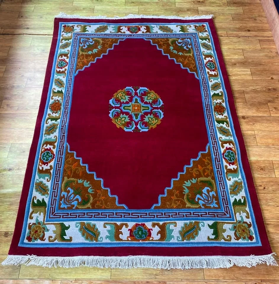 Premium 60 Knot Handmade Tibetan Carpet view 13