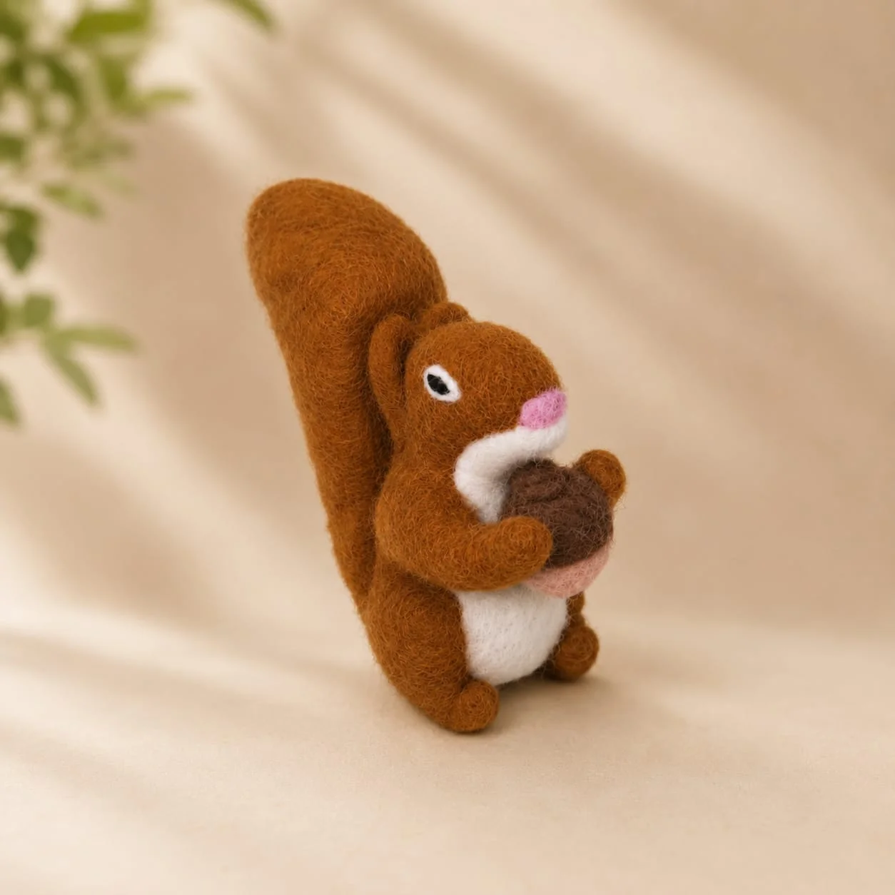 Handmade Felt Squirrel view 3
