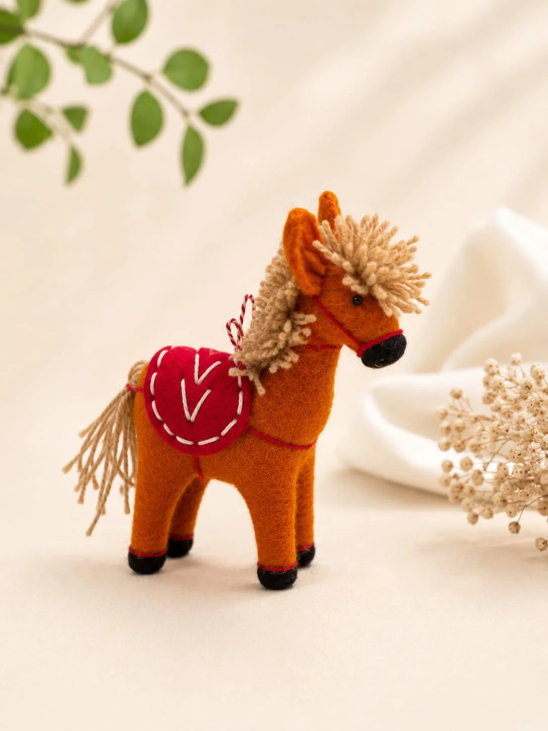 Handmade Felt Horse