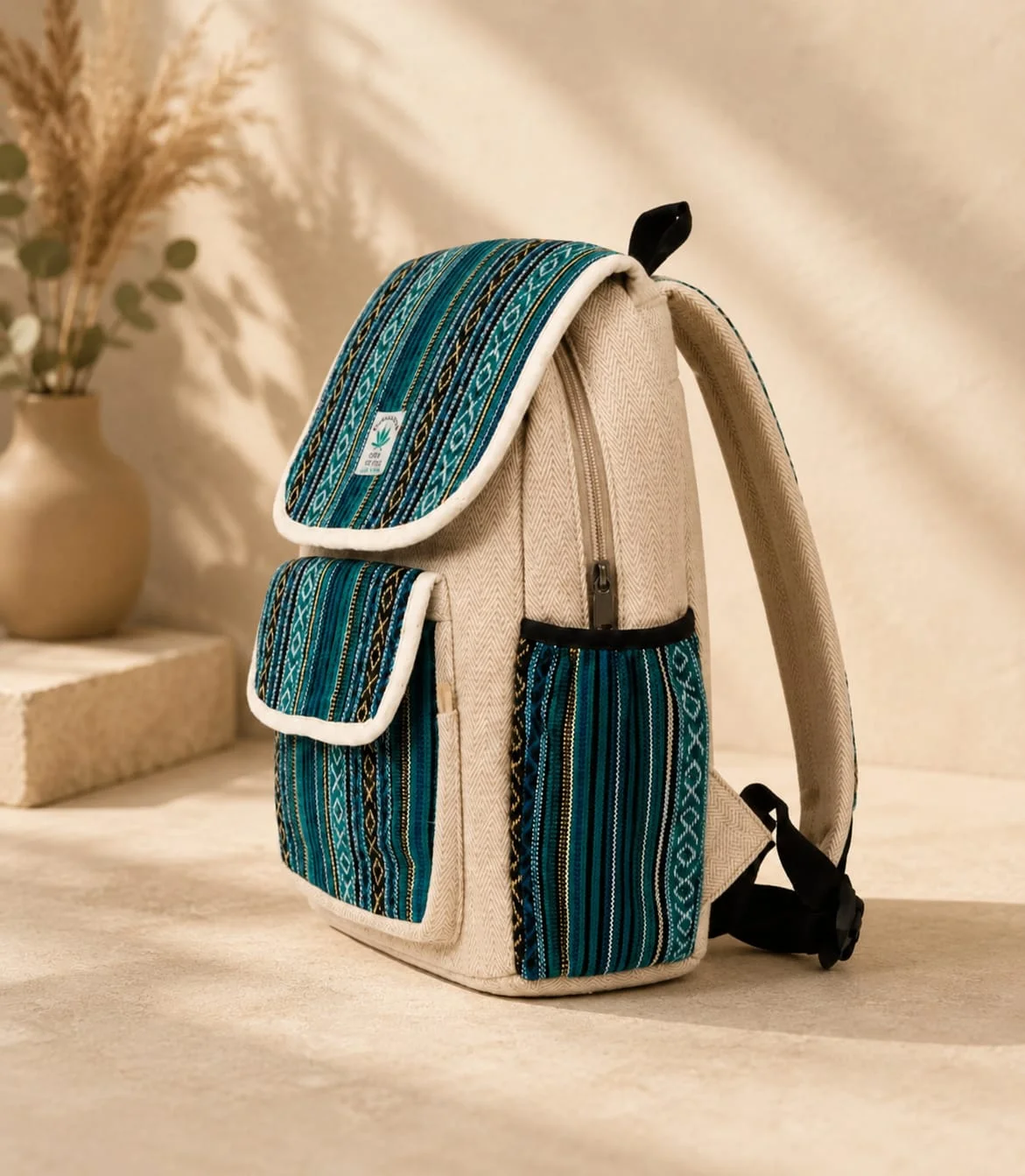 Handmade Hemp Bag view 4