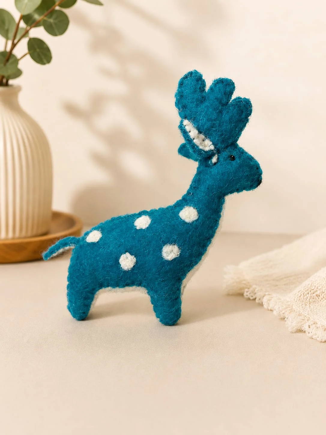 Handmade Felt Deer view 2