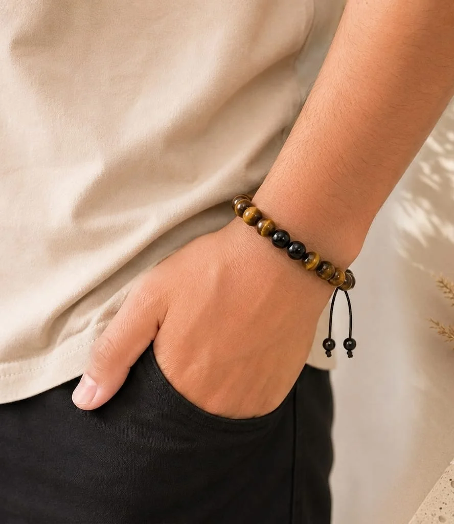 Yellow Tiger Eye Bracelet view 3