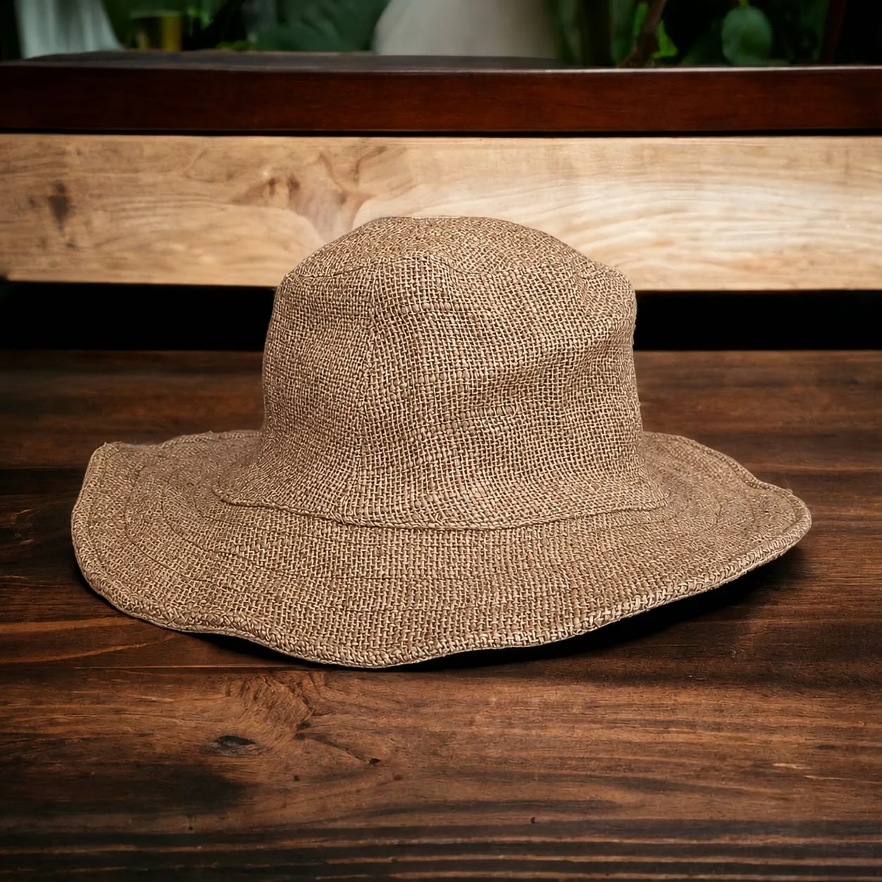 Colorful Hemp Safari Hat view 3
