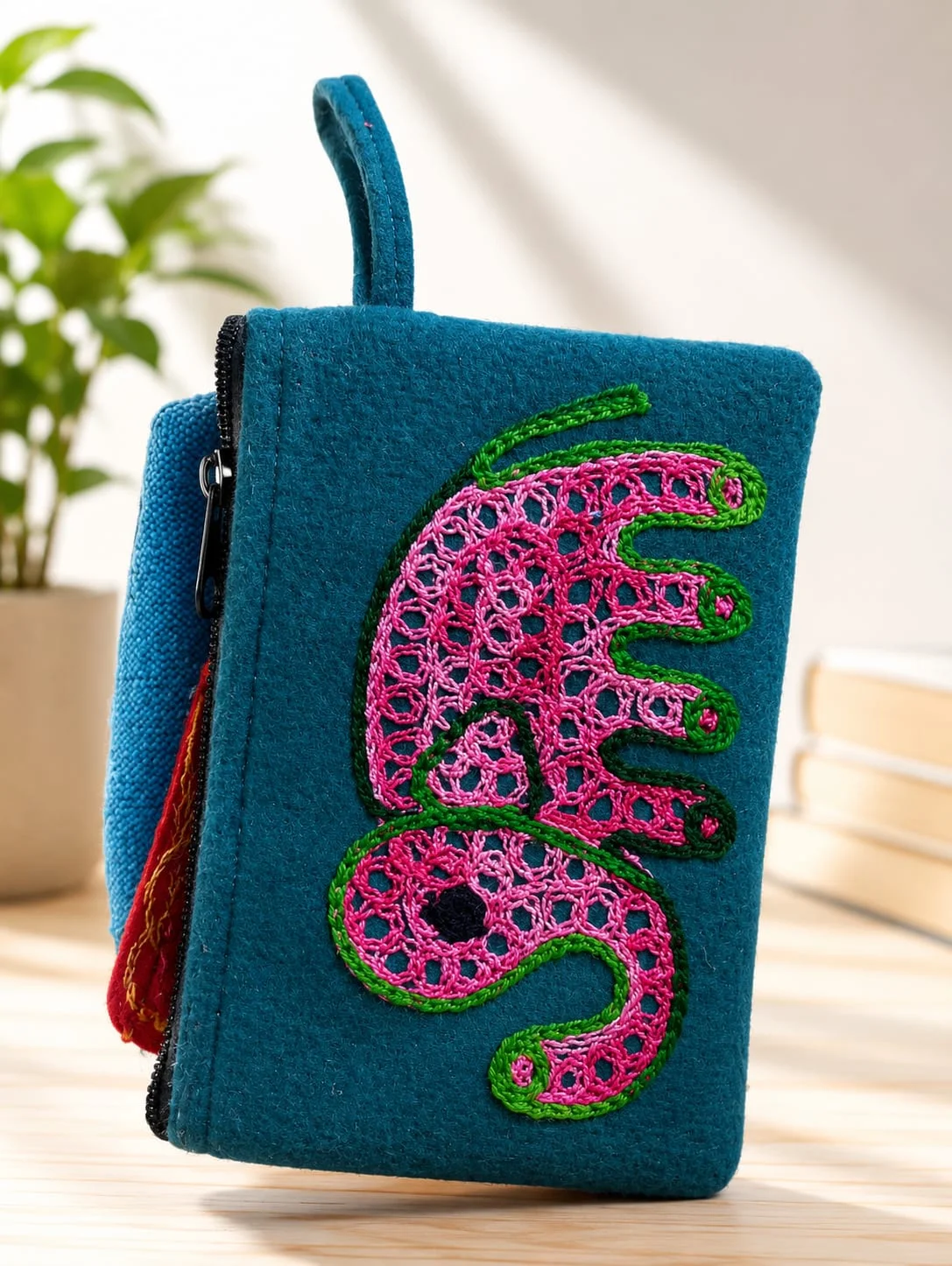 Handmade Embroidered Pouch view 4