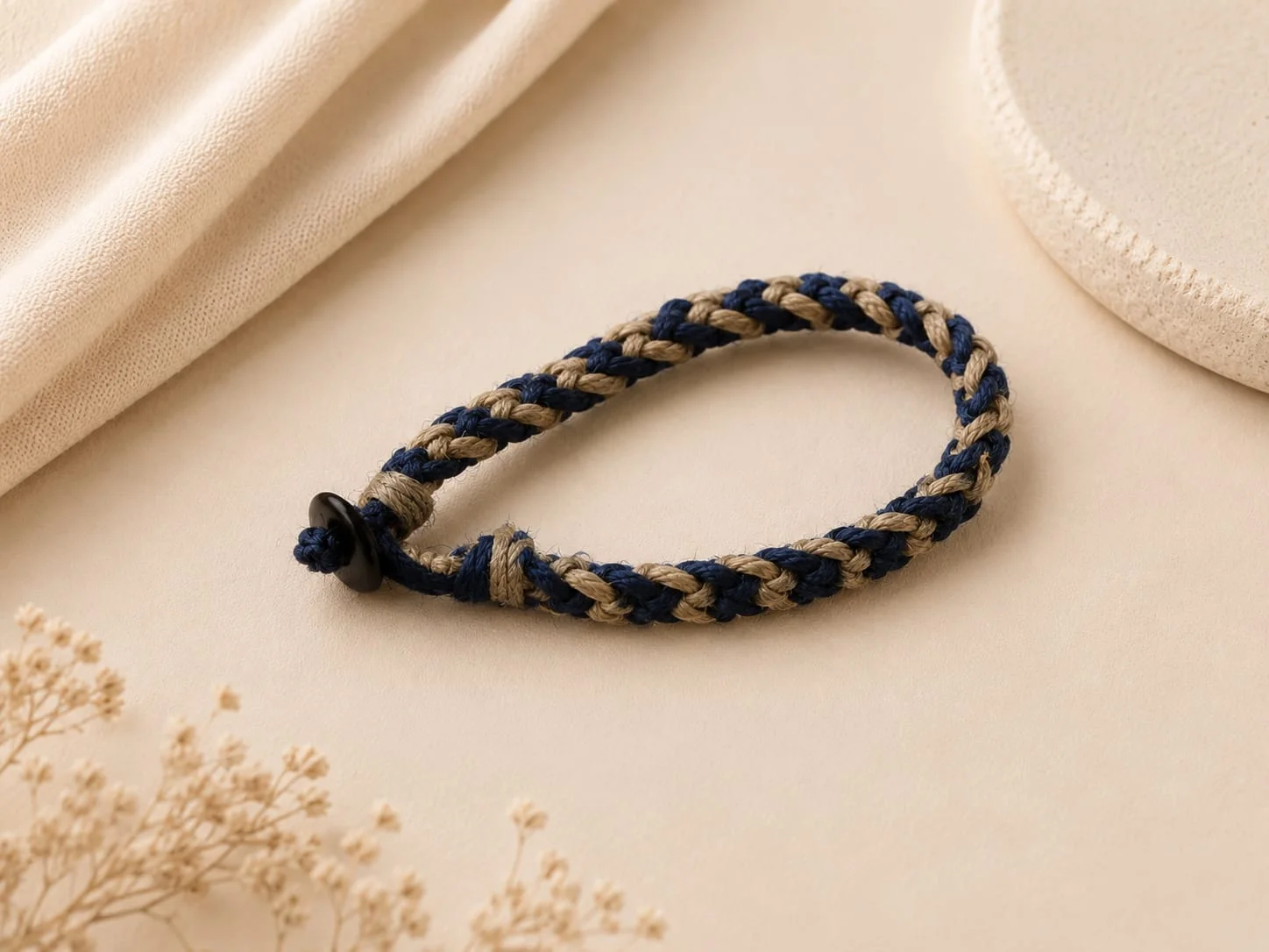 Handmade Hemp Bracelet view 2
