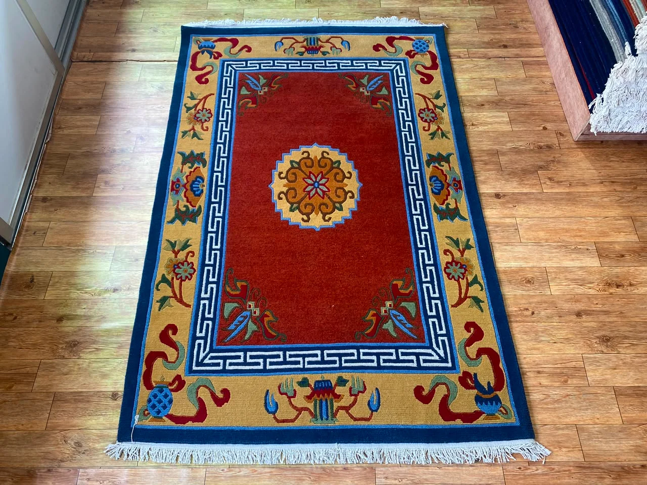 Premium 60 Knot Handmade Tibetan Carpet view 5