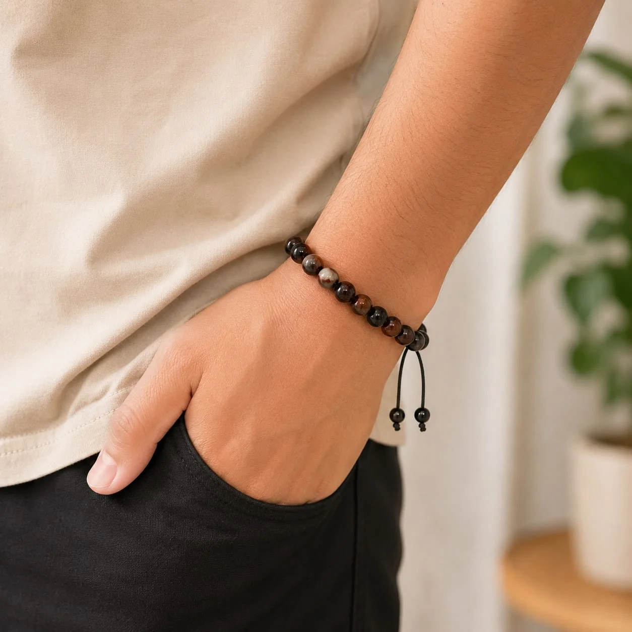 Red Tiger Eye Bracelet view 3