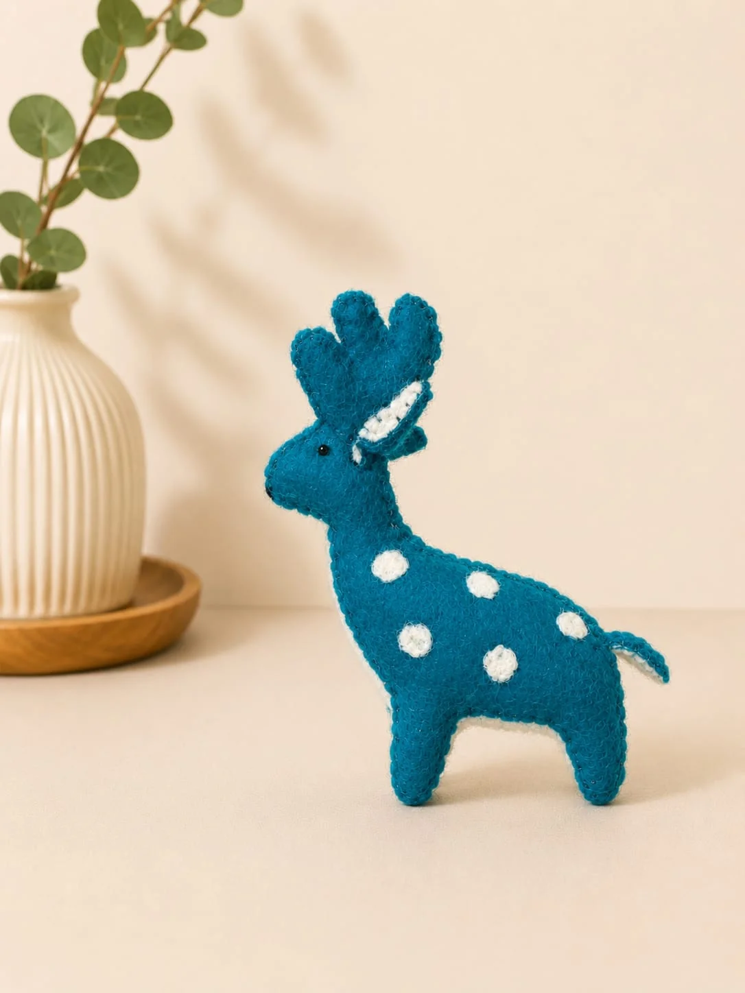 Handmade Felt Deer view 3