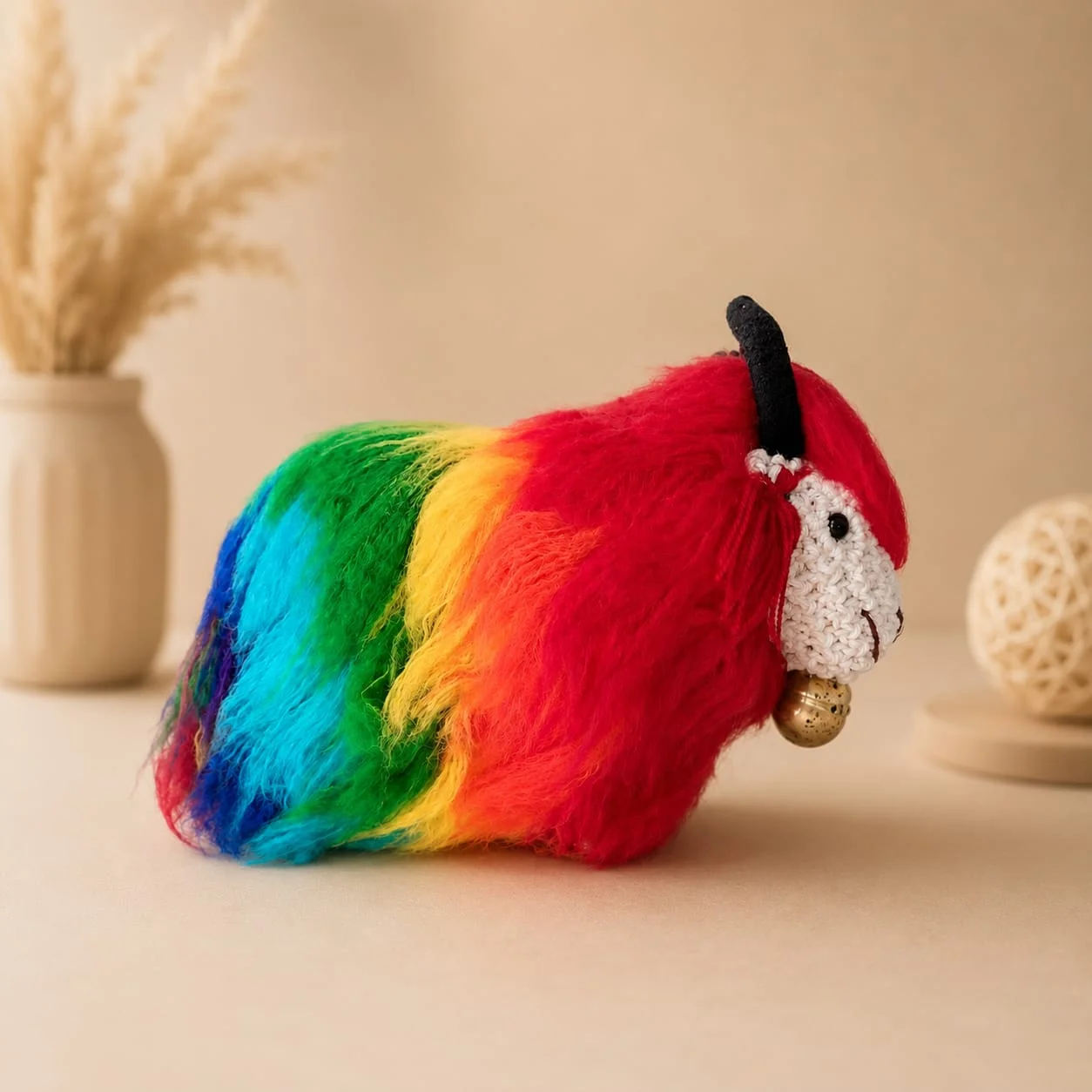 Himalayan Rainbow Yak Doll view 2