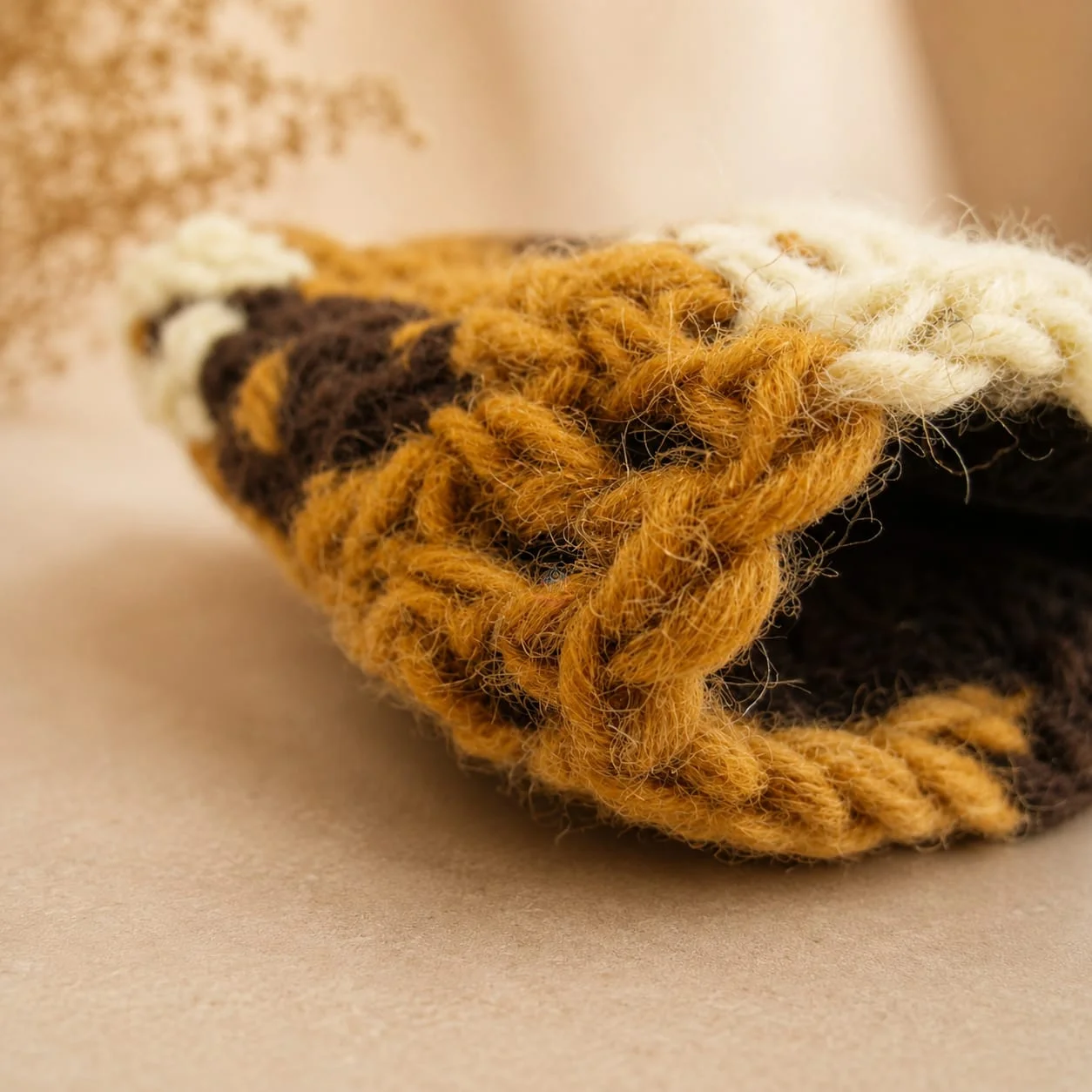 Knitted Nepali Woolen Headband view 3