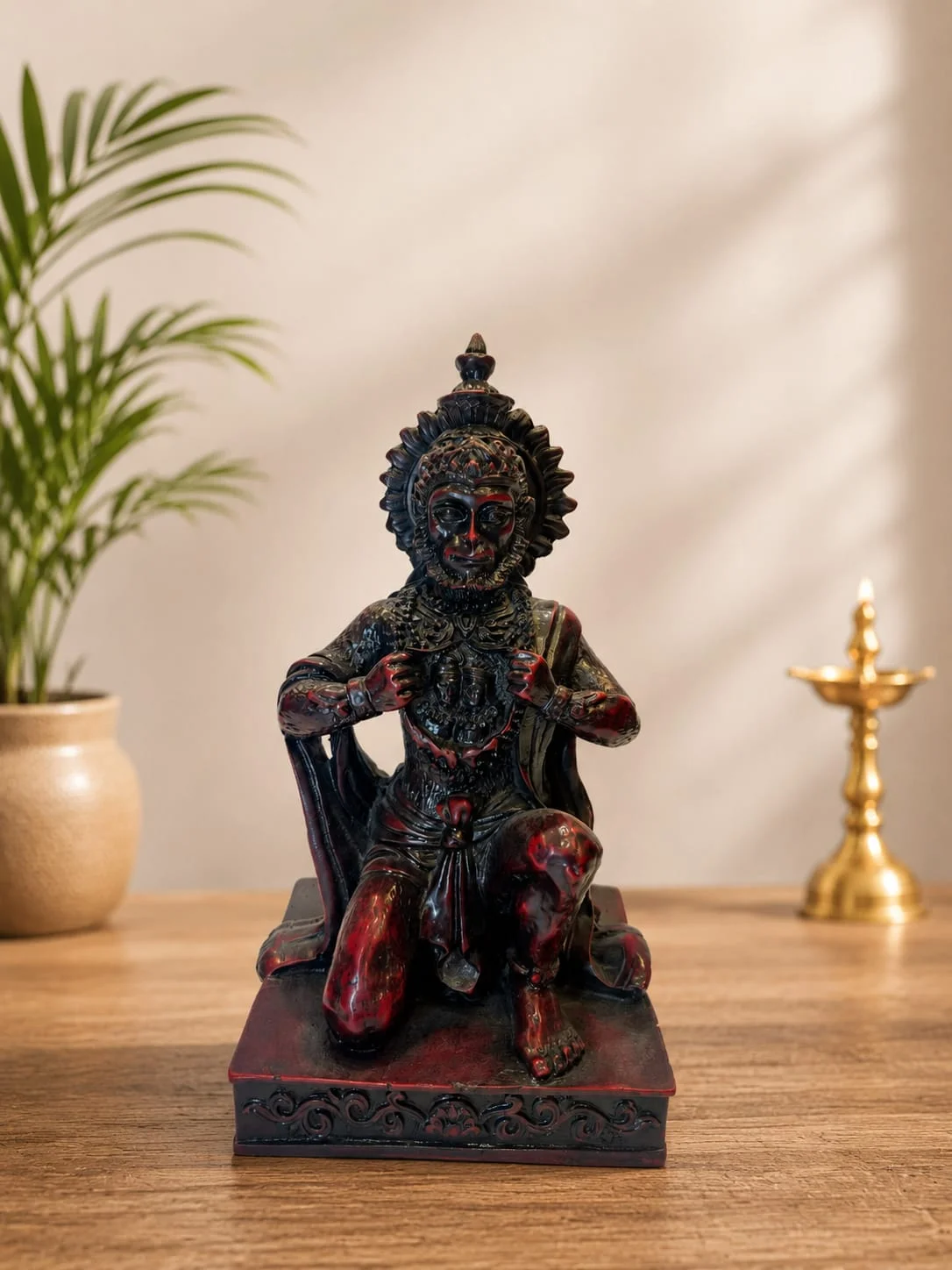 Handmade Ceramic Hanuman statue