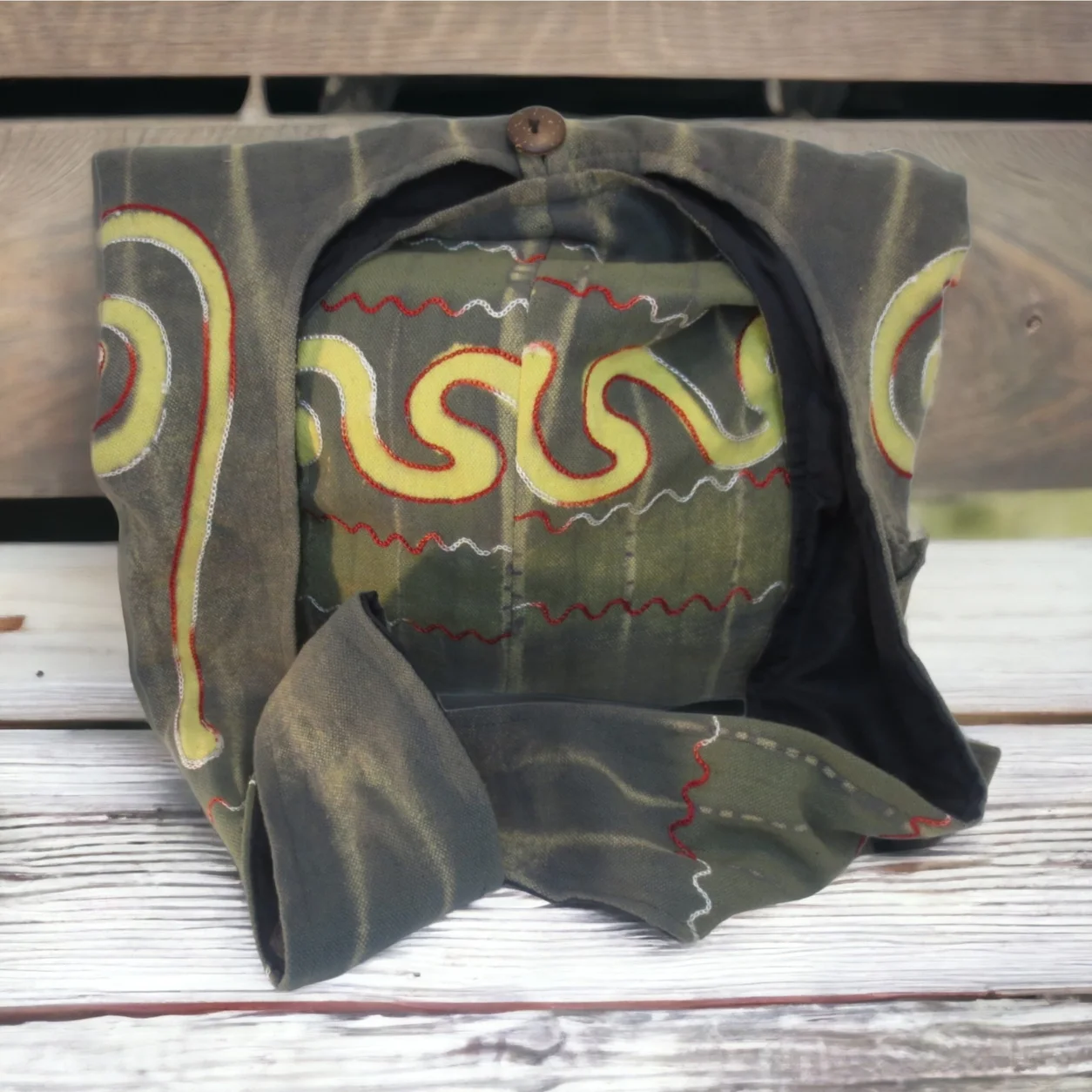 Artistic Cotton Yoga Bag