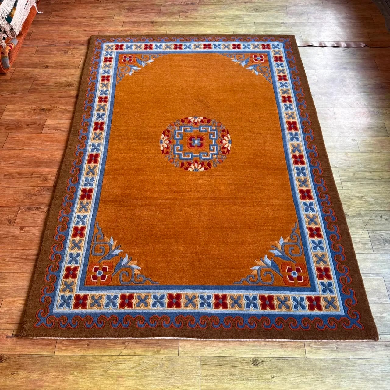 Premium 60 Knot Handmade Tibetan Carpet view 4