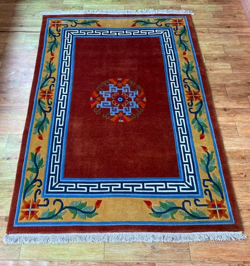 Premium 60 Knot Handmade Tibetan Carpet view 14