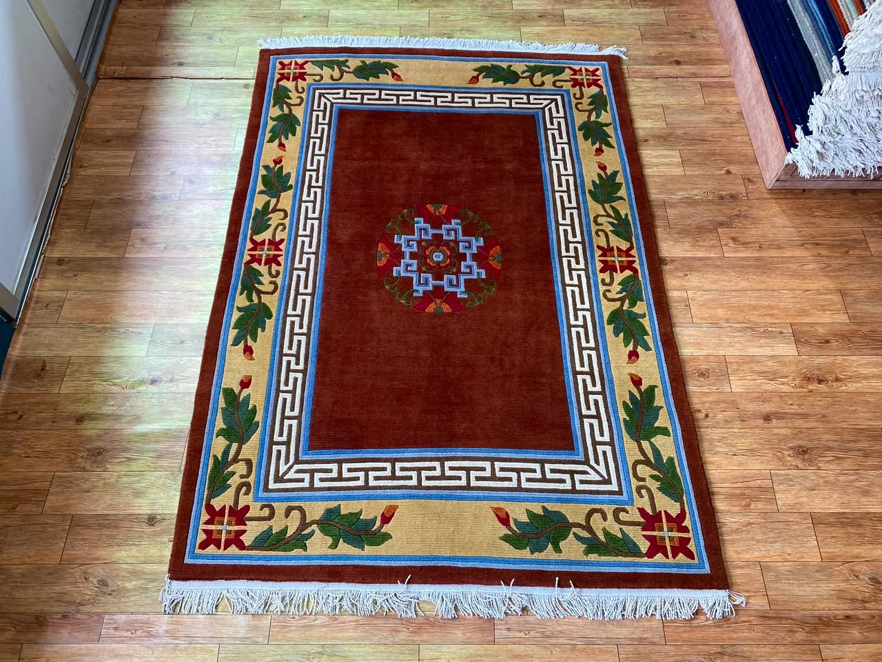 Premium 60 Knot Handmade Tibetan Carpet view 3