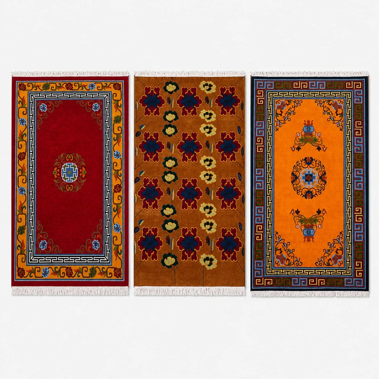 Premium Handmade Tibetan wool Carpet 60 & 100 Knot collection
