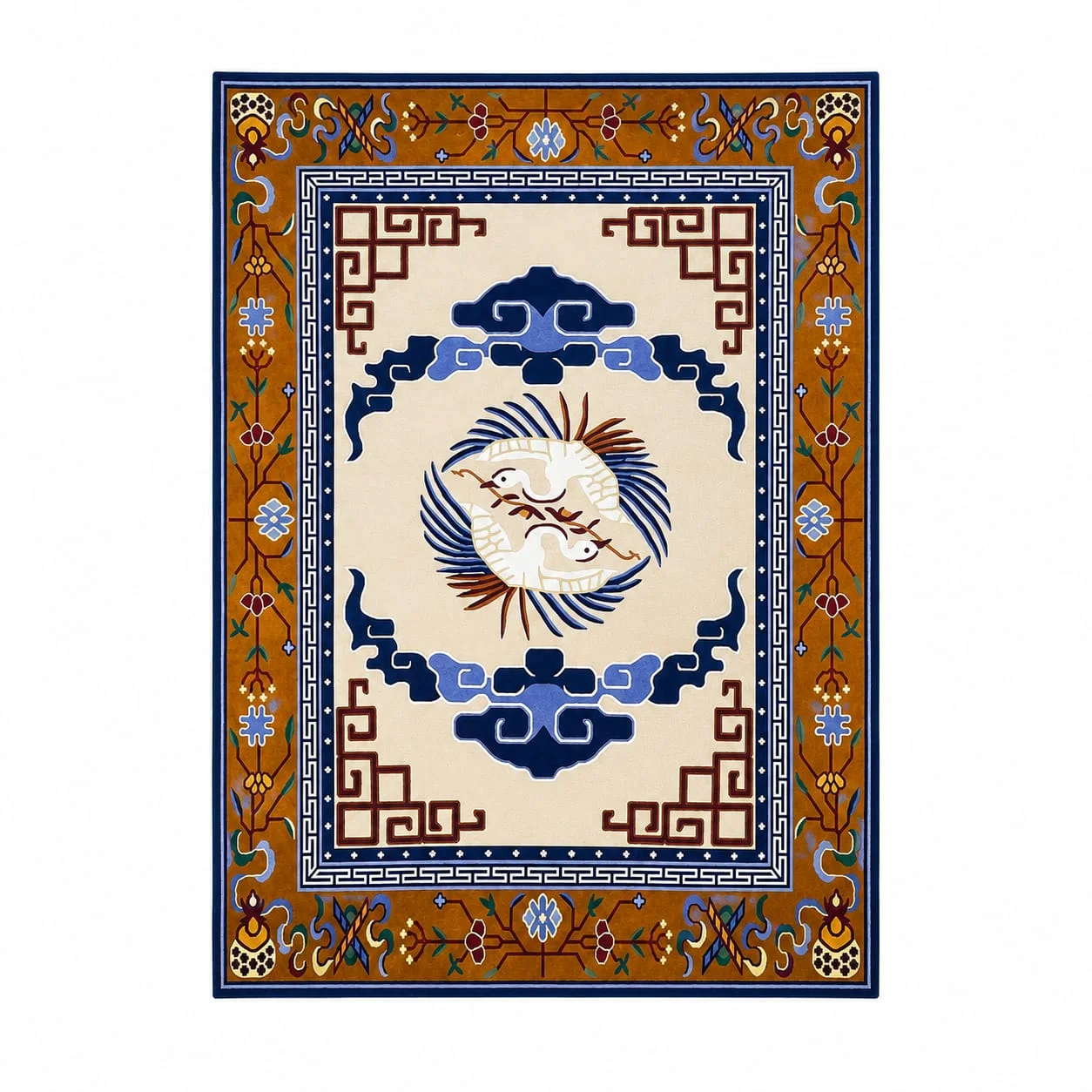 Tibetan Medallion & Geometric Rugs view 5