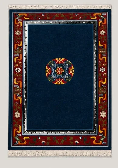 Handmade Tibetan Heritage Wool Carpet view 10