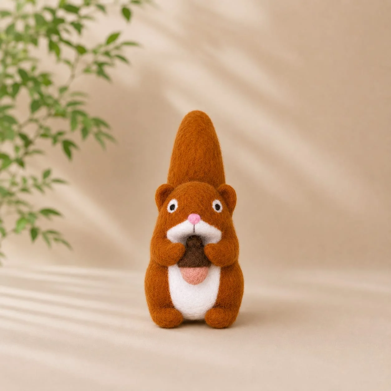 Handmade Felt Squirrel