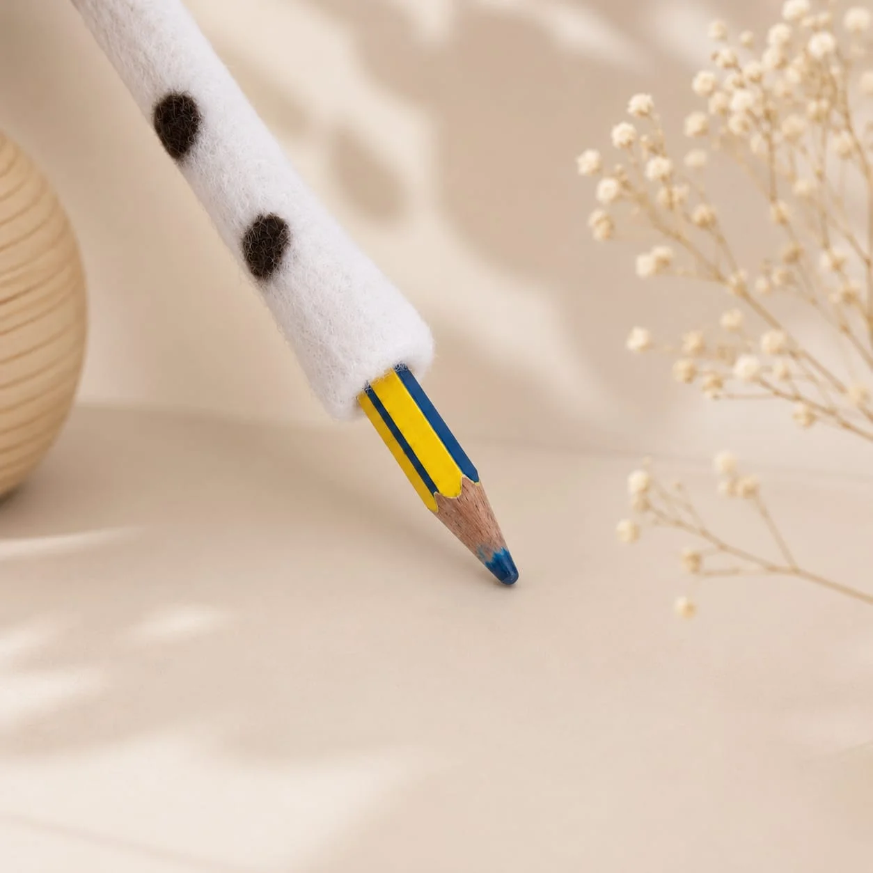 Handmade Felt Pencil Puppet view 3
