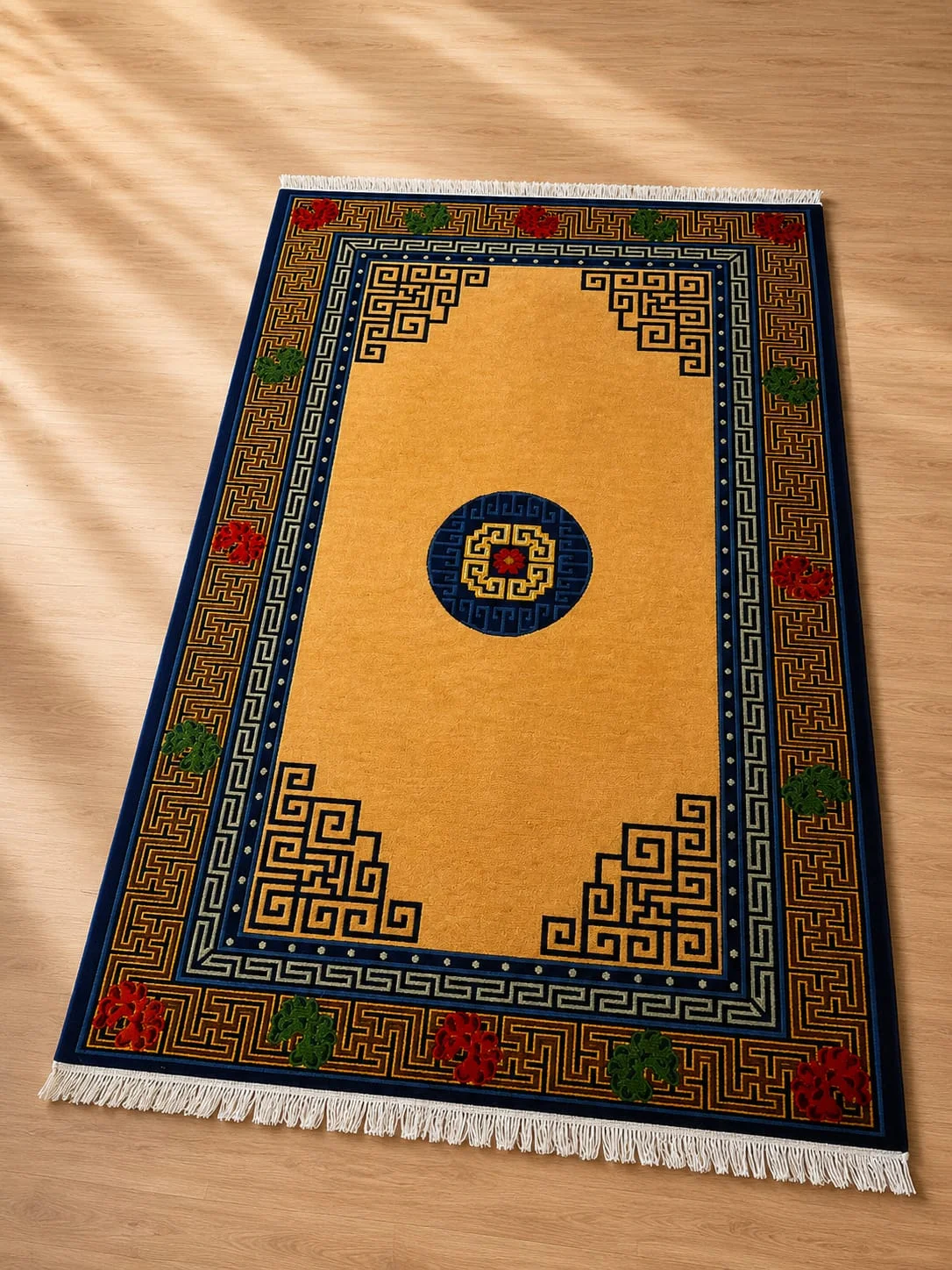 Hand-Knotted Himalayan Wool Rugs - Floral & Medallion Collection