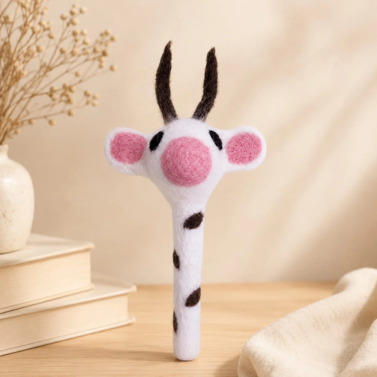 Handmade Felt Pencil Puppet view 2