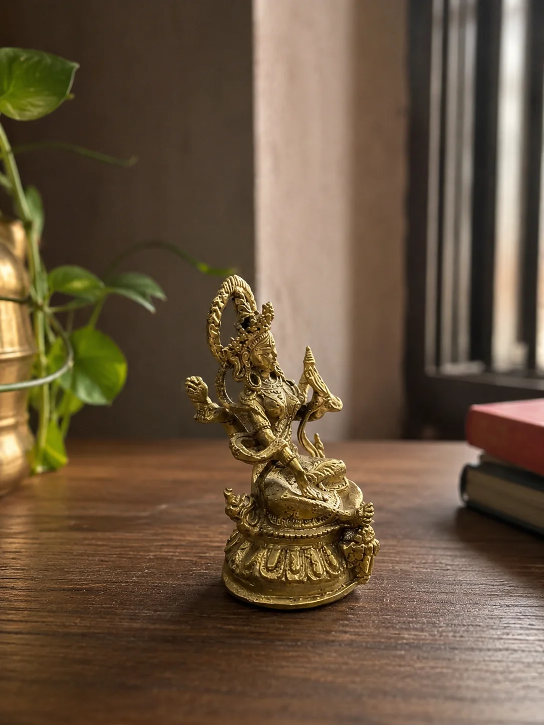 Bronze Laxmi Statue view 2