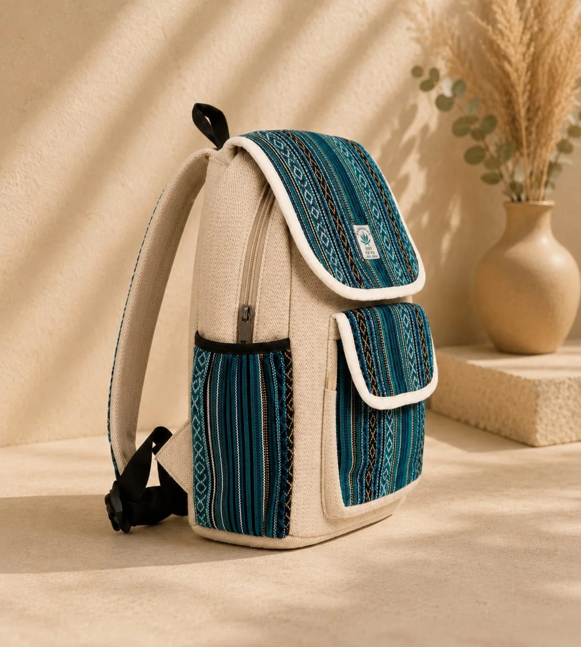Handmade Hemp Bag view 3