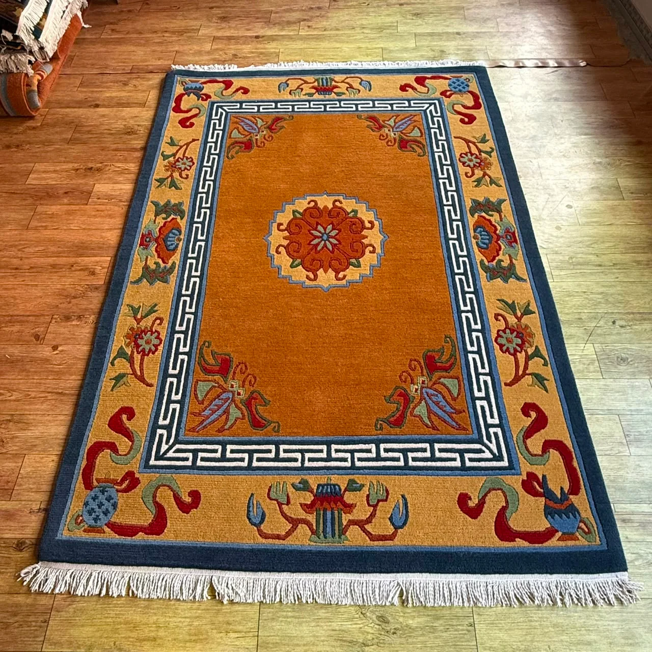 Premium 60 Knot Handmade Tibetan Carpet view 6