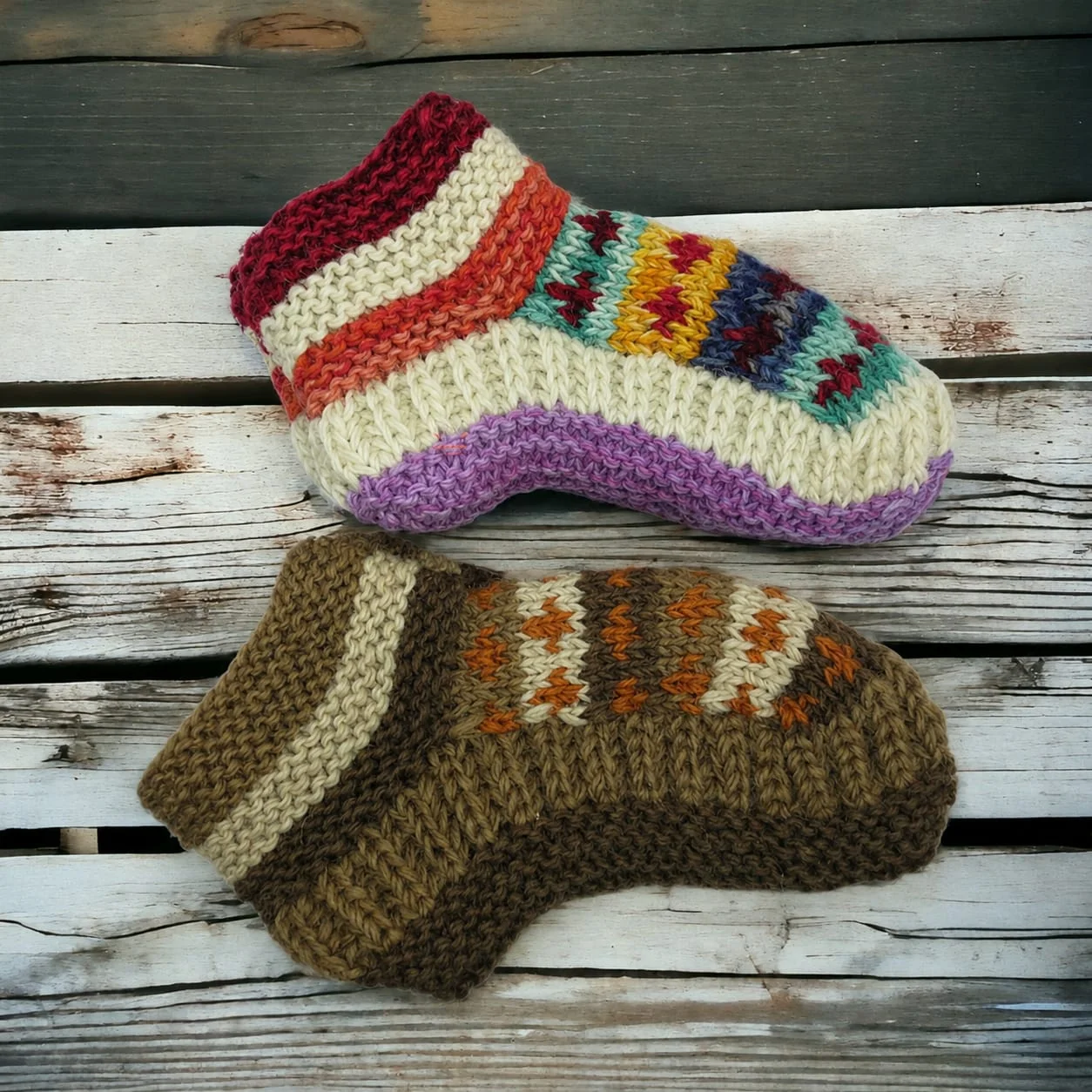 Woolen Nepali Indoor Shoes view 3