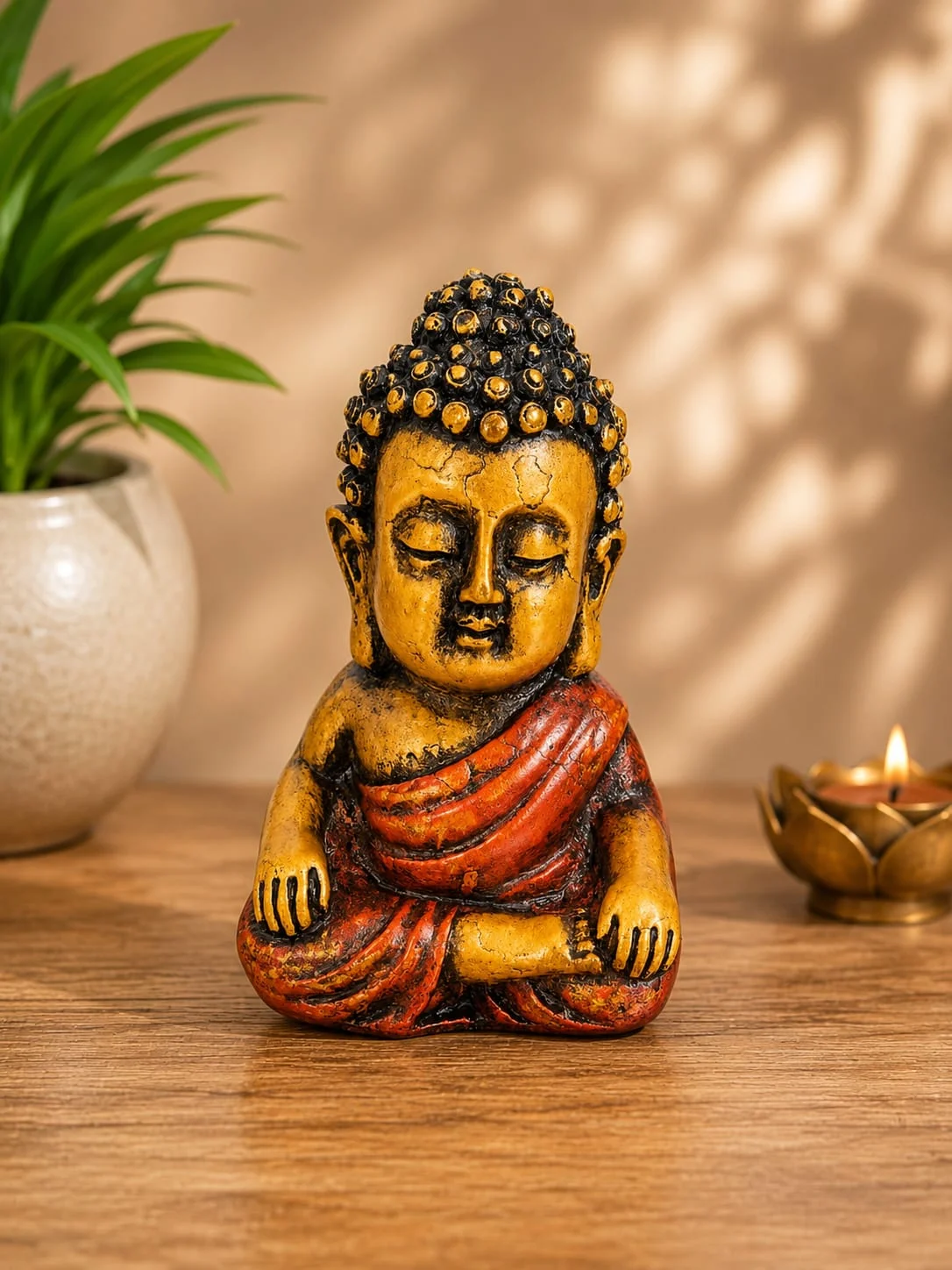 Handcrafted Resin buddha