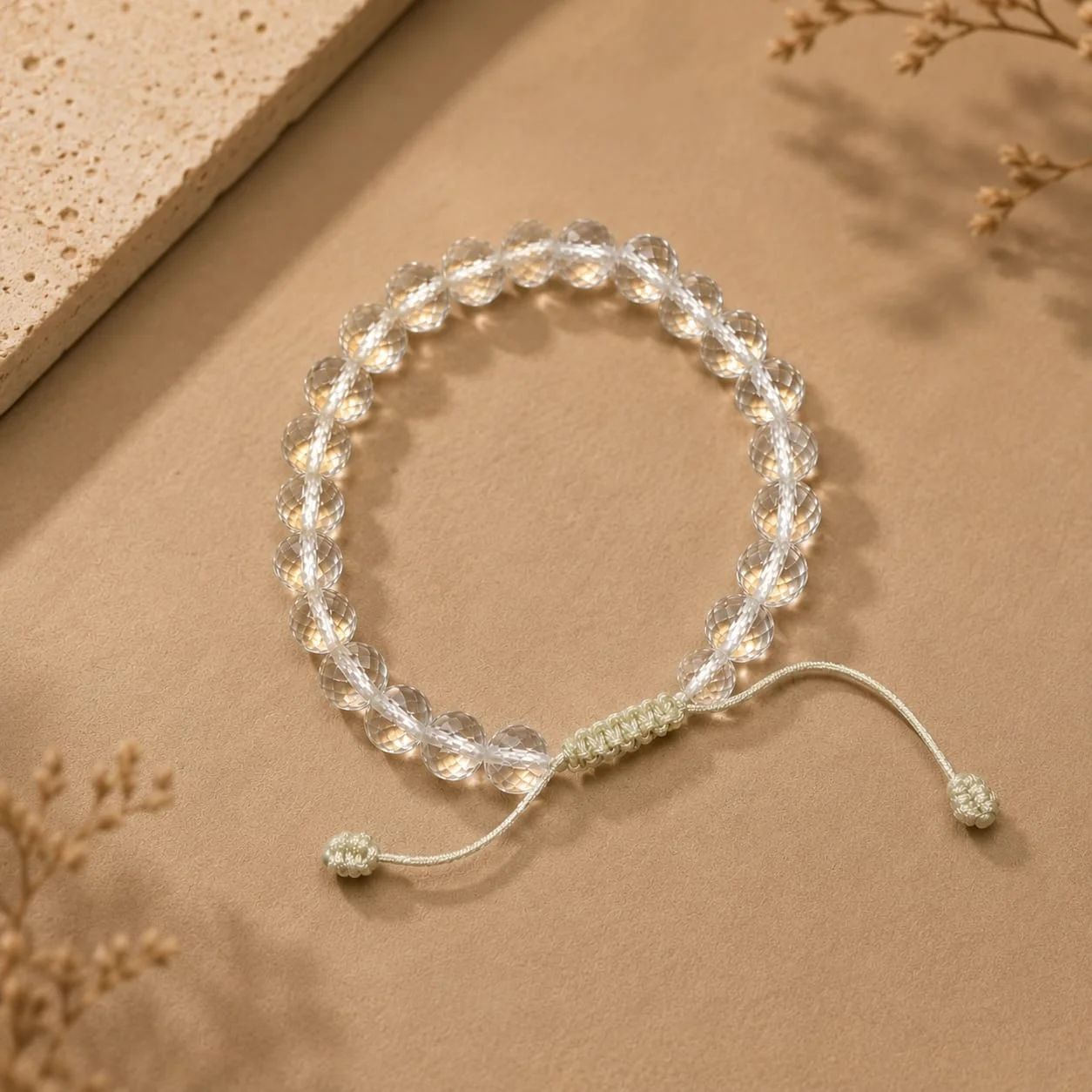 Diamond-Cut Crystal Bracelet view 2